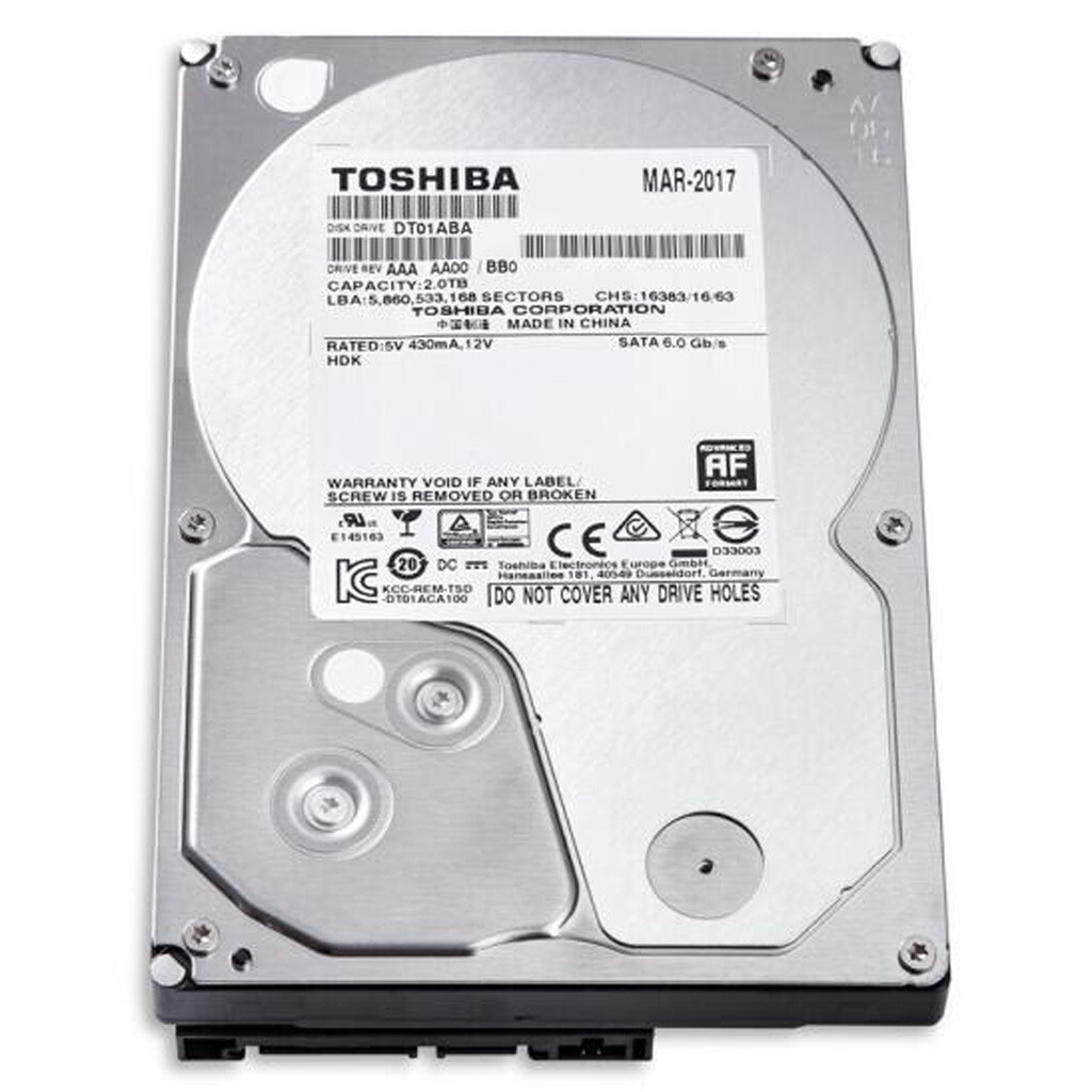 for Toshiba Mars C 2TB DT01ABA200V SATA 3.5″ Internal Hard Drive For PC DVR CCTV