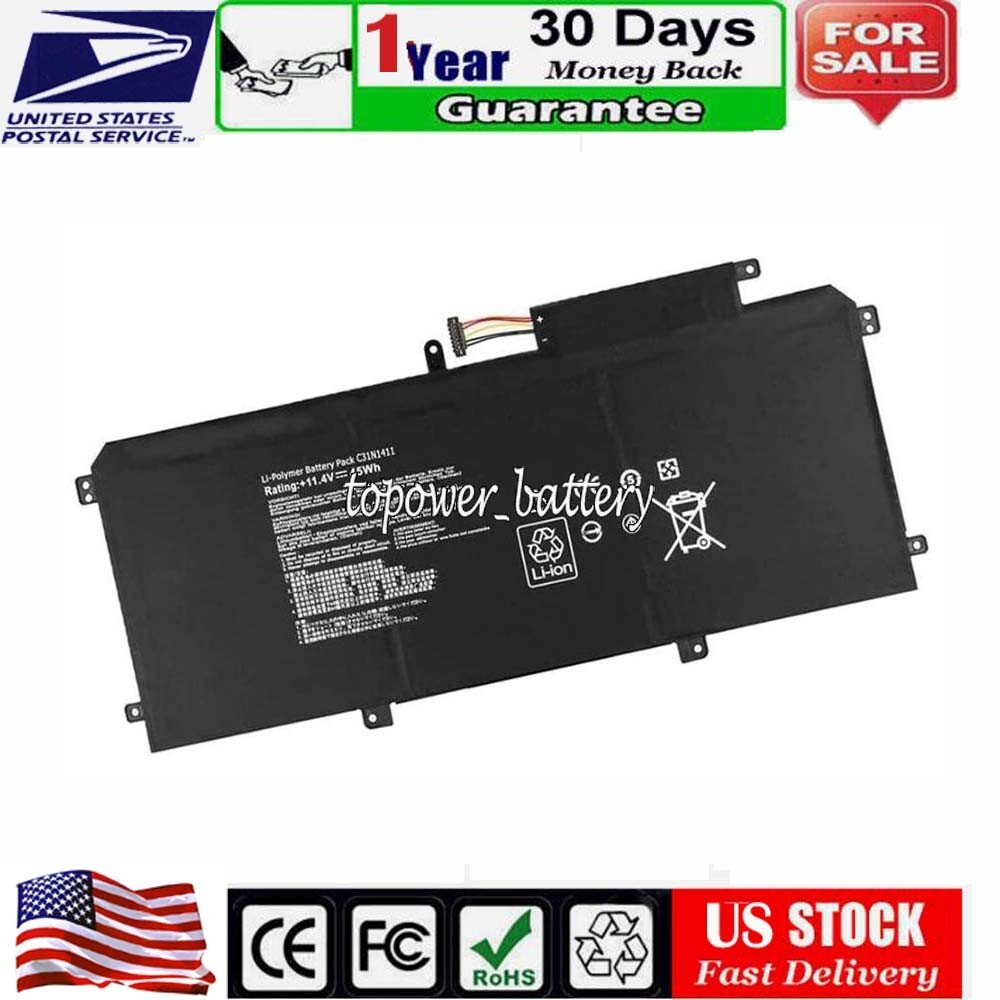 Battery C31N1411 for ASUS ZenBook U305UA U305UA6200 U305CA6Y30 OB200-01180000M