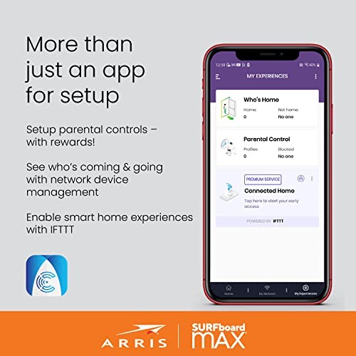 ARRIS SURFBOARD MAX TRI-BAND MESH WIFI 6 SYSTEM AX6600 W121 – WHITE
