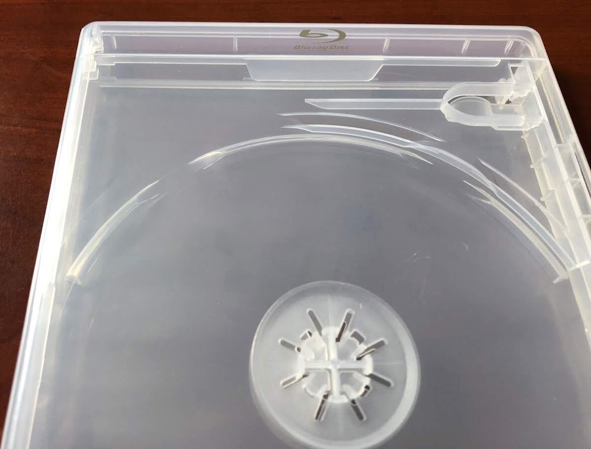 New 2 Pk CLEAR 12.5 mm VIVA ELITE Blu-Ray Case Double 2 Discs Storage Holder