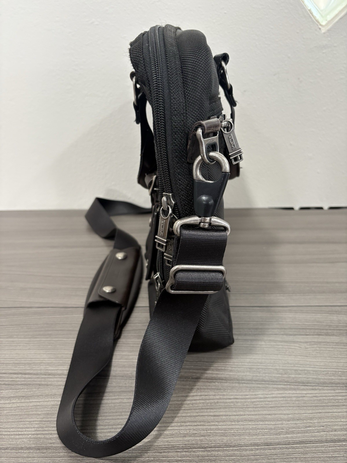 Tumi Alpha Bravo McNair Briefcase Laptop Shoulder Bag Ballistic Nylon