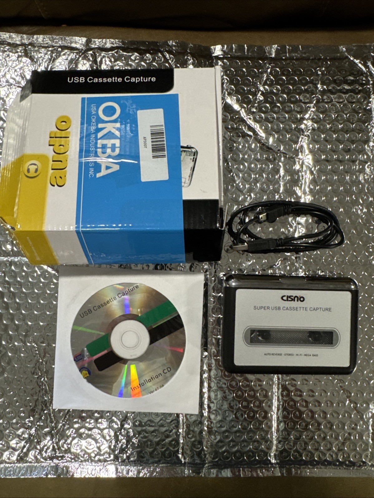 Tape to PC USB Cassette + MP3 CD Converter Capture Digital Audio Music Player