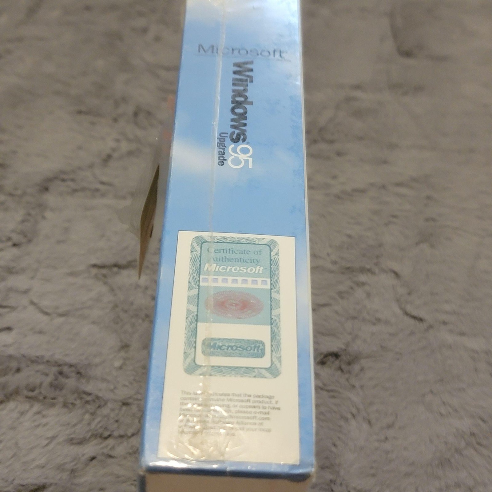 Vintage 1996 Microsoft Windows 95 Upgrade Sealed 3.5 Floppy Disc Set Retail Box