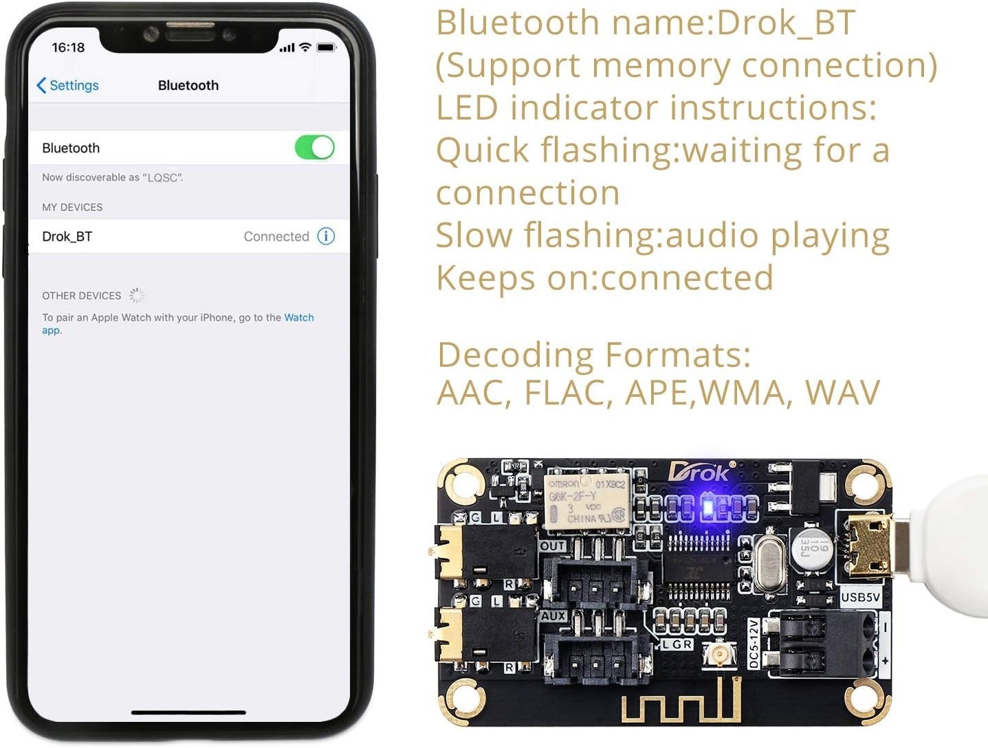 Portable Bluetooth Module for Stereo DIY Projects – Dual Audio Channels