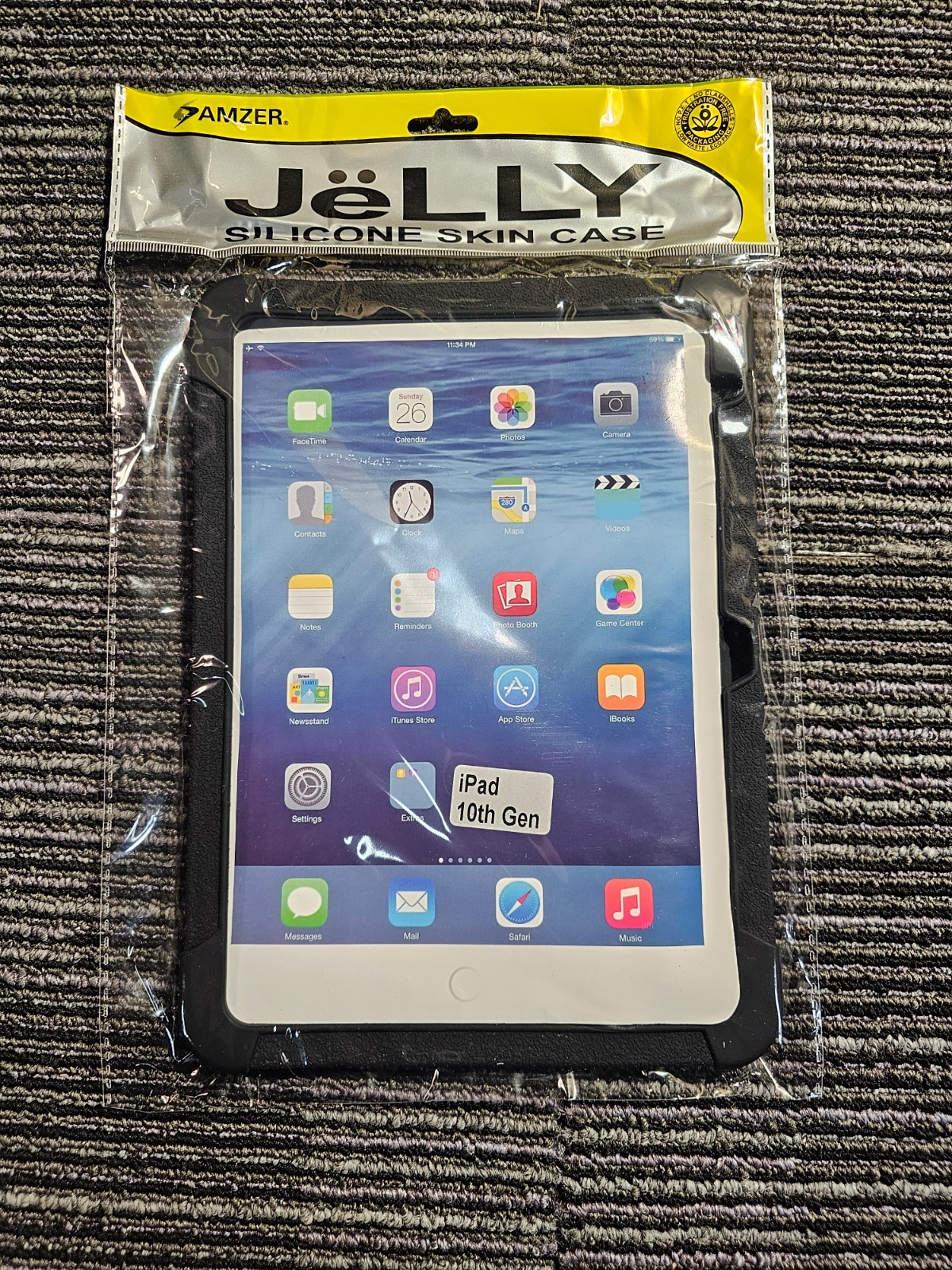 (QTY 2) AMZER iPad 10th Gen Rugged Shockproof Slim Silicone Skin Jelly Case