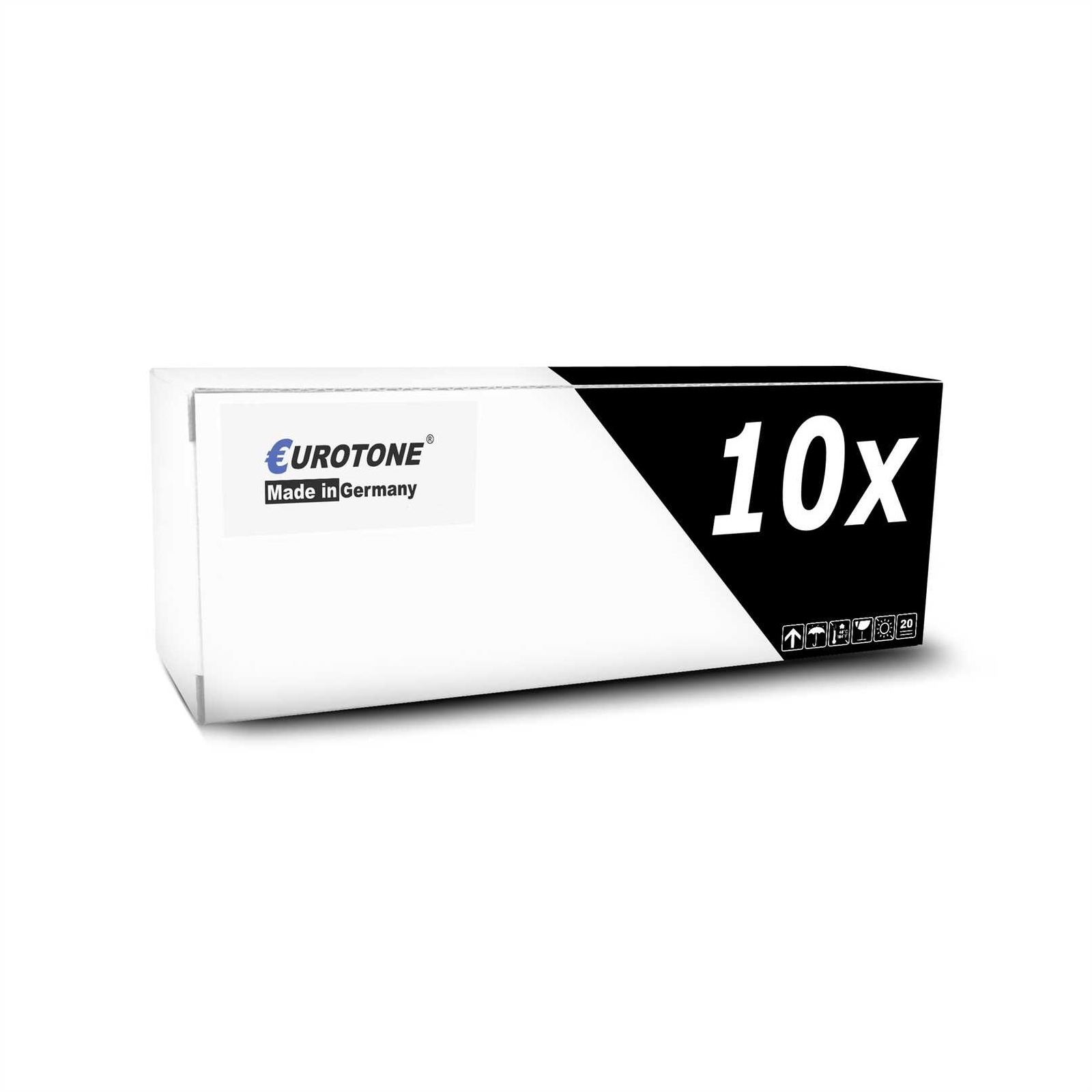 10x Eurotone Toner Black F R Canon GP-200 GP-200d GP-200e Ca 10.000 Pages