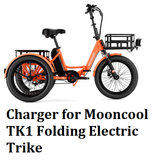 🔥ac adapter 3A fast battery Charger for Mooncool 48v TK1 electic trike 🔥