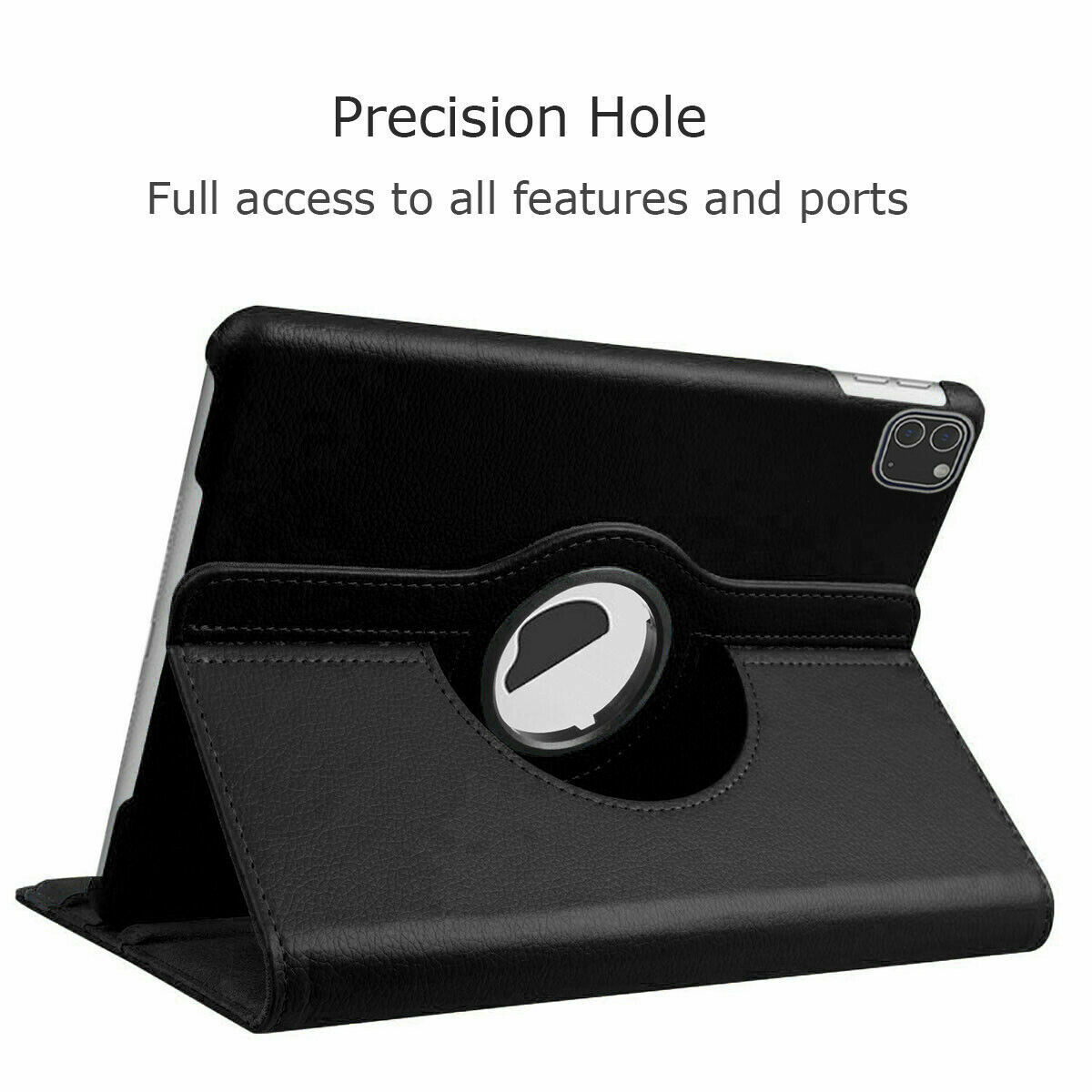 For Apple iPad Pro 11 Case 360° Rotate Swivel Stand Leather Smart Cover Case