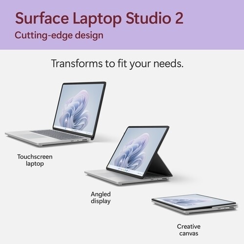 Microsoft Surface Laptop Studio 2 i7-13800H 16GB 512GB RTX NIB 14.4″ Win11P