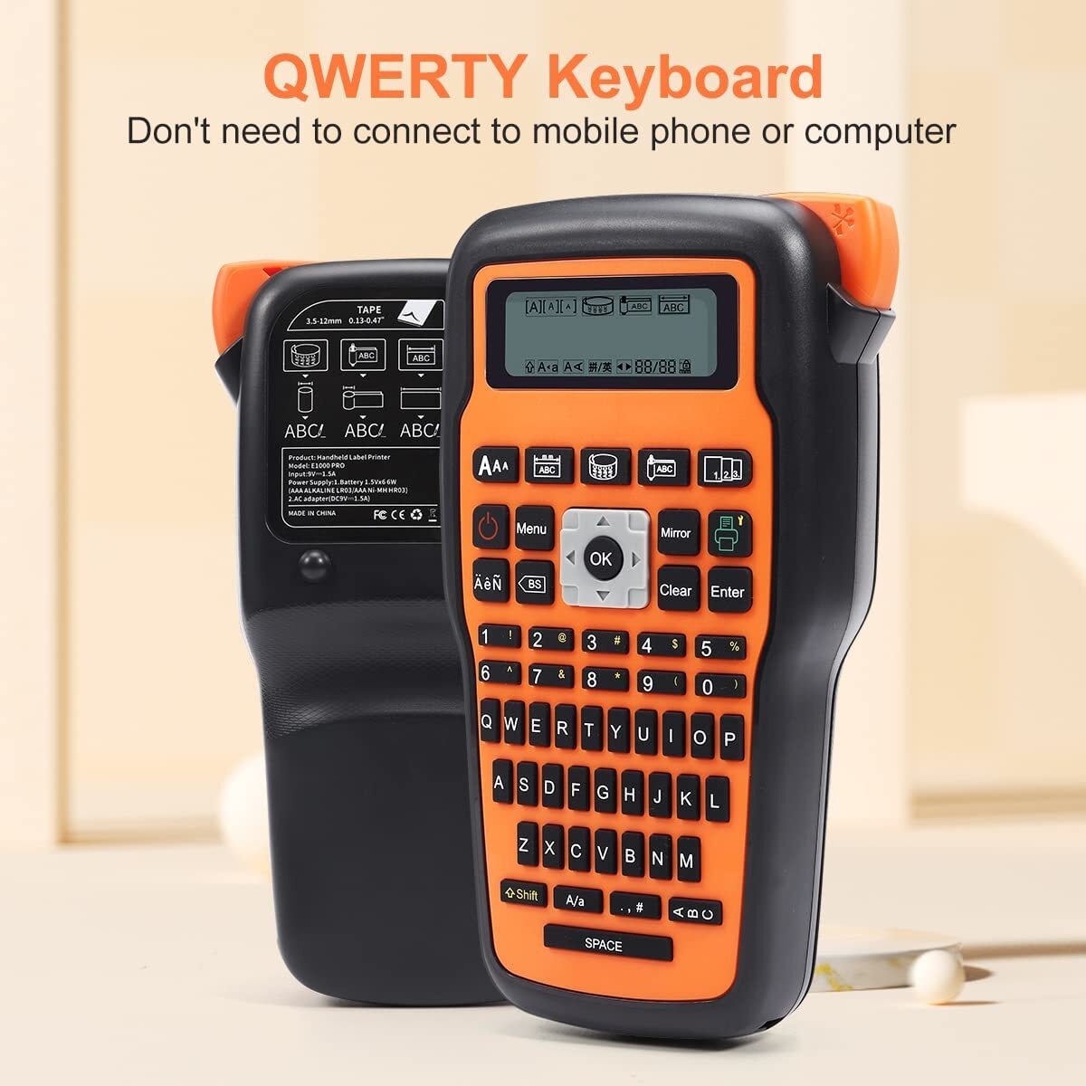 handheld label printer e1000pro label Maker Industrial Labeler Heat Shrink Label