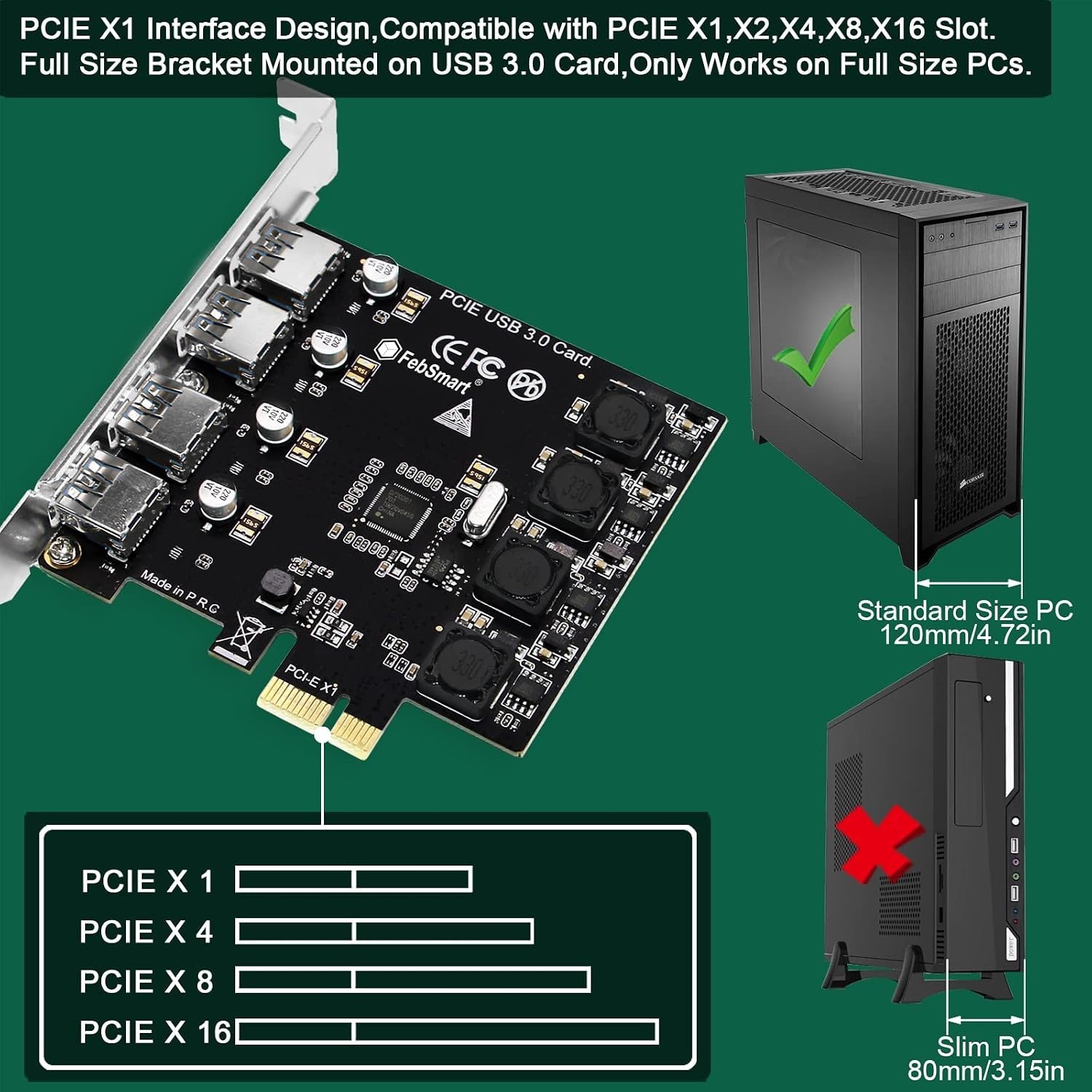 PCI Express USB 3.0 Card – No Additional Power Needed