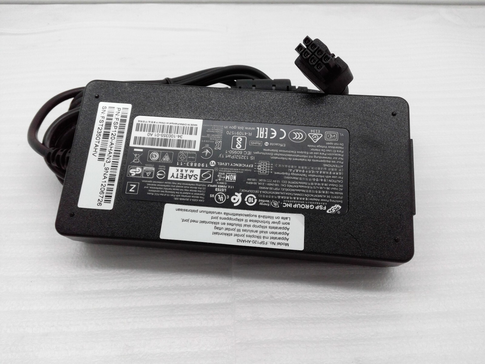 Genuine FSP Switching Power Adapter FSP120-AHAN3 6pin Power Supply 12V 10.0A