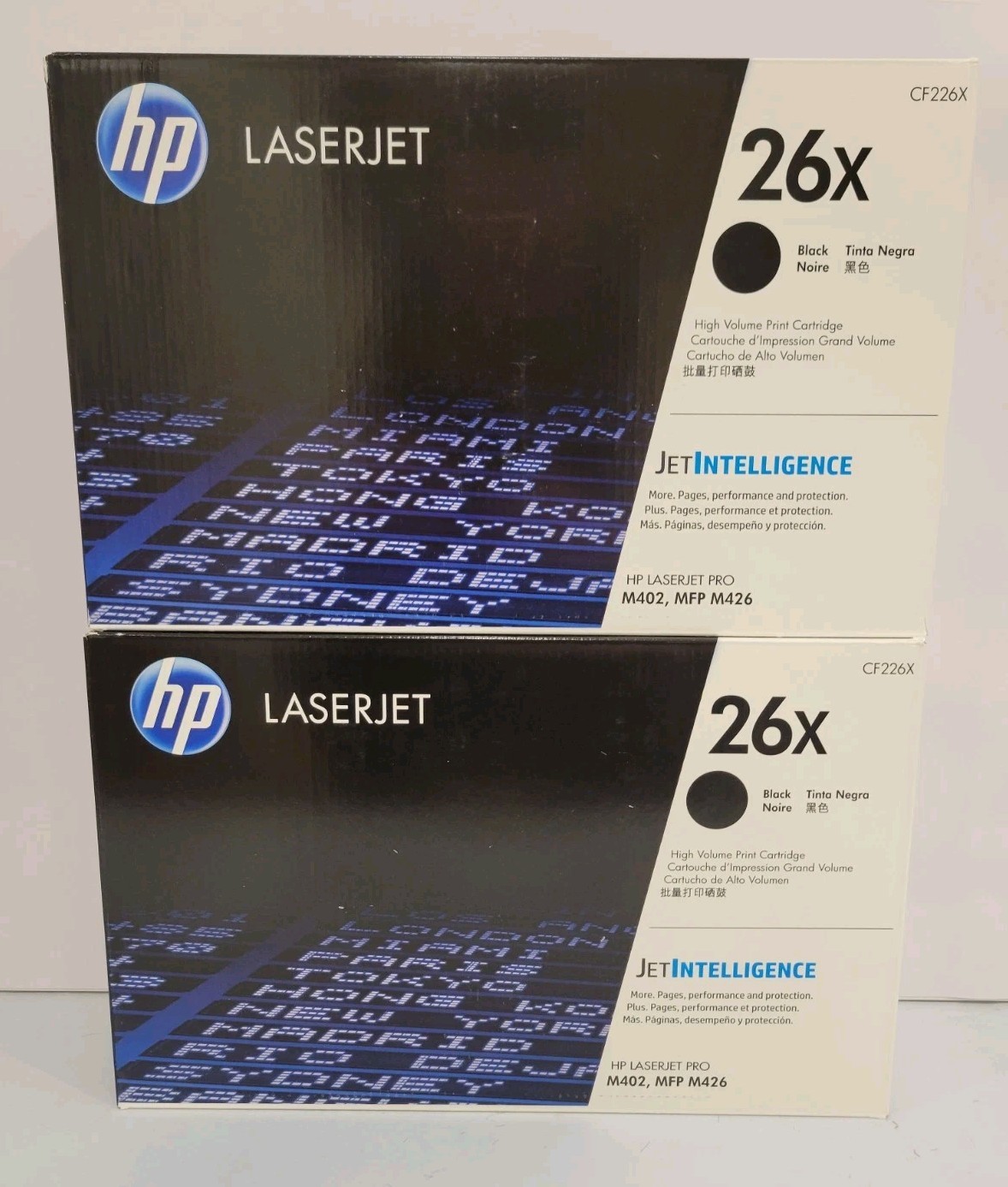 Original NEW HP “2 PACK” 26X (CF226XD) Toner Cartgrides