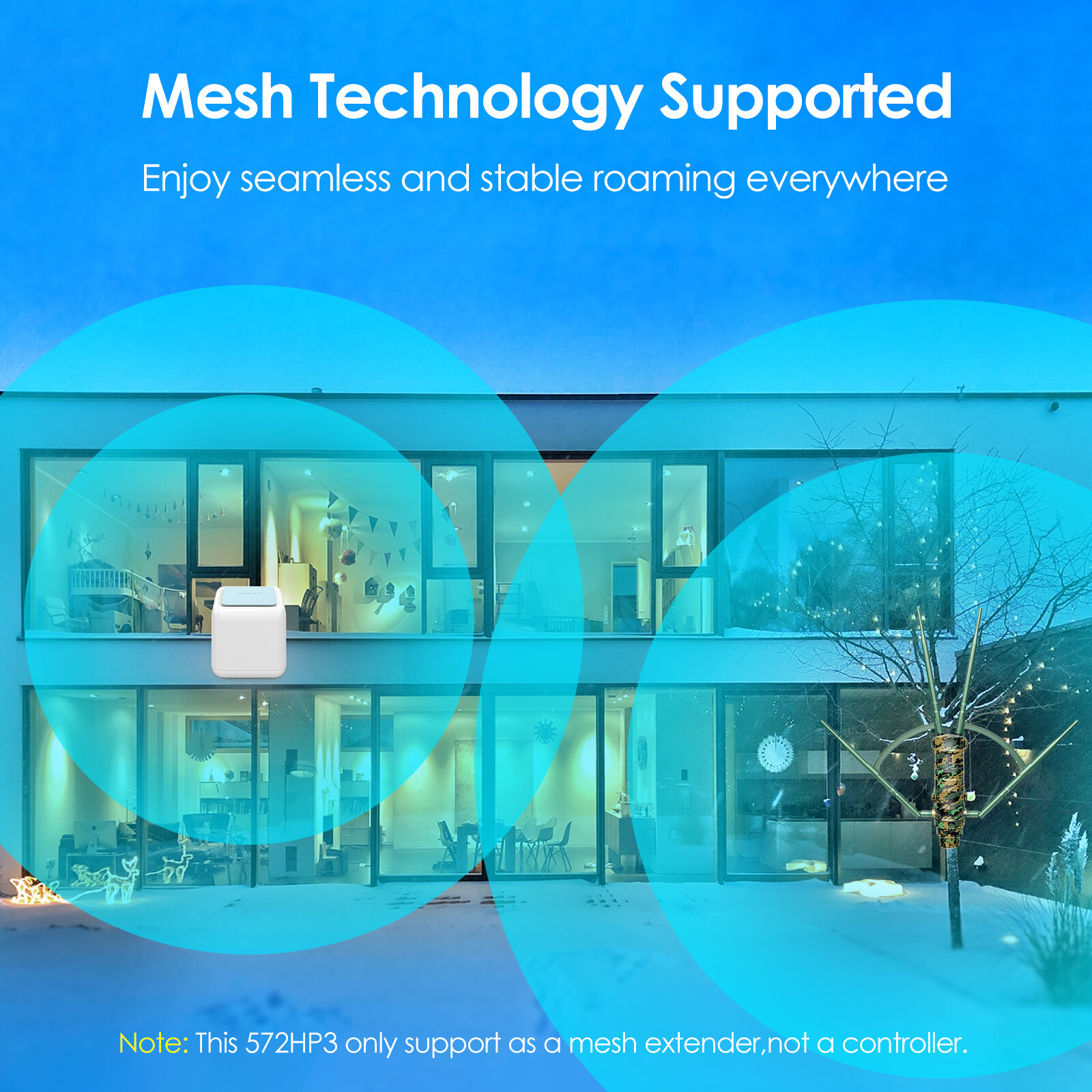 AC1200 High Power Outdoor Weatherproof WiFi Range Extender/Wireless Access Point