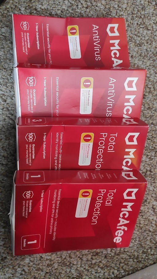 McAfee Total Protection 2026 | 3 and 1 Device | Antivirus | LOT – Family Pack