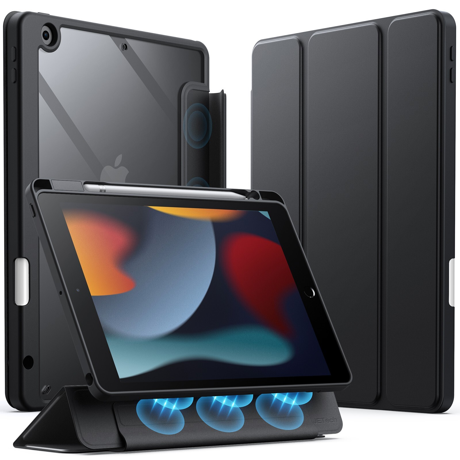 JETech Detachable Case for iPad 9/8/7 (10.2-Inch, 2021/2020/2019 Model)