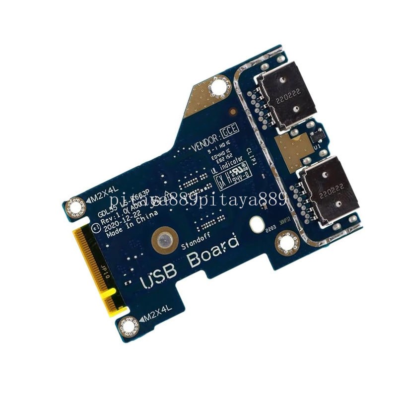 Laptop USB IO Board for DELL G15 5510 5511 (2021) GDL55 LS-K663P 08Y03W 8Y03W