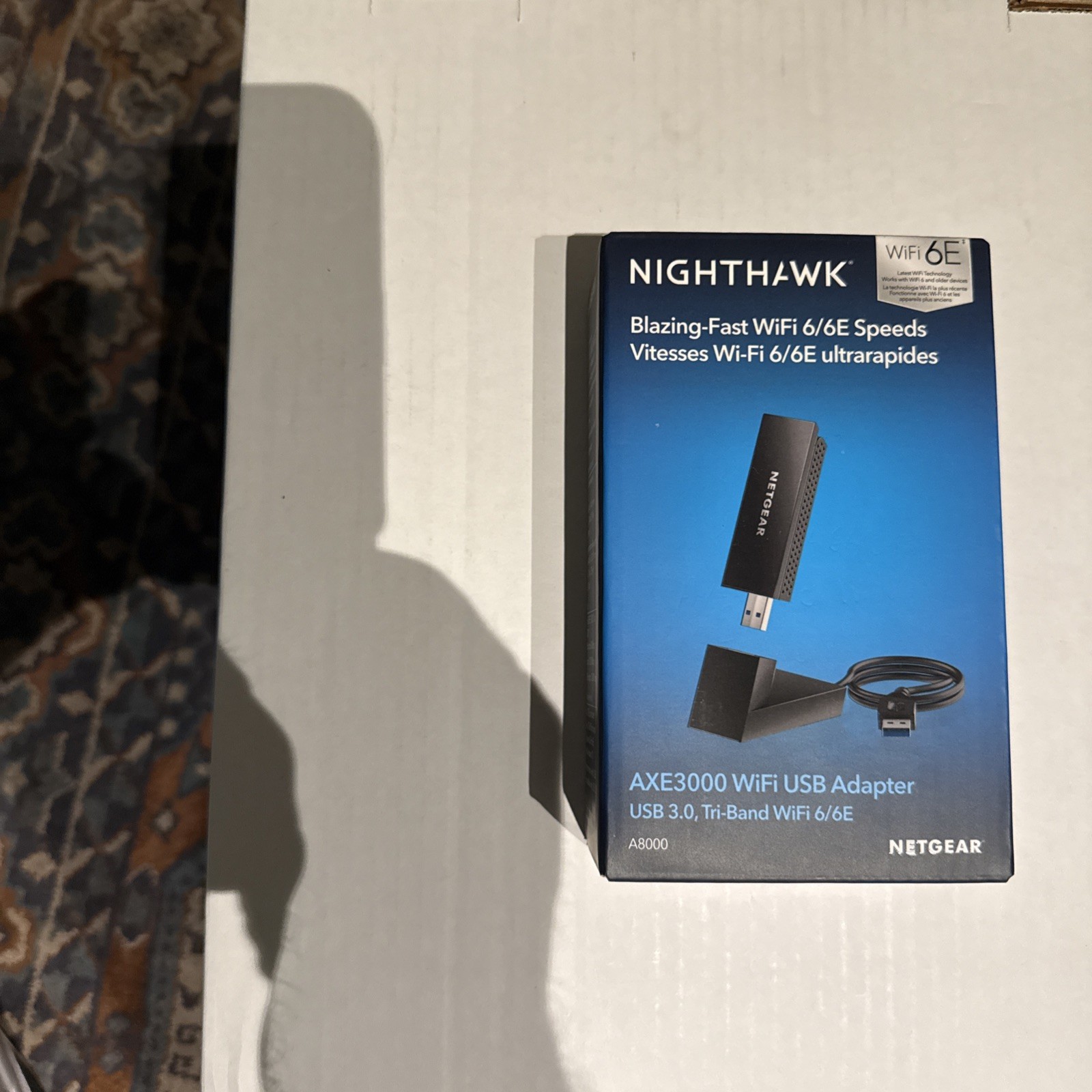 NETGEAR Nighthawk AXE3000 Tri-Band USB Adapter 3.0 Wi-Fi 6/6E (New in Box)