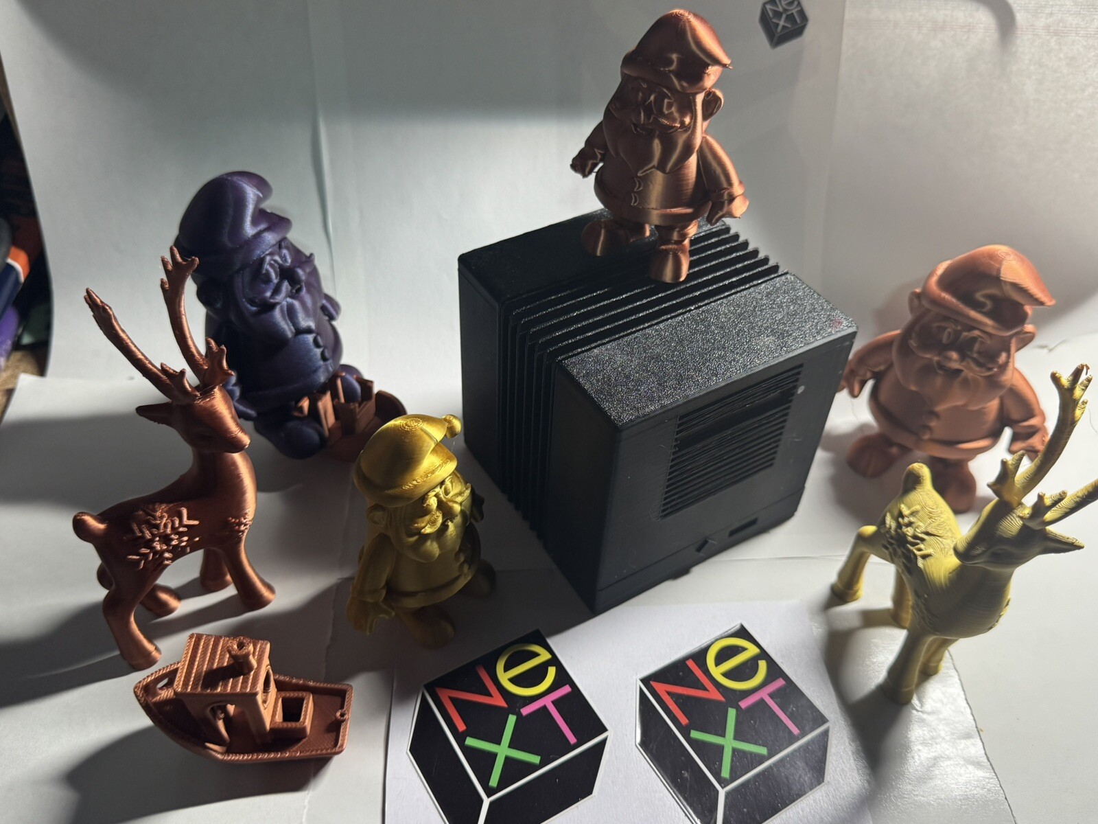 NeXT cube 3-D printed case for Raspberry Pi Choice of Black Copper Gold Custom