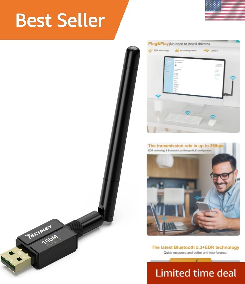 USB Bluetooth 5.3 Dongle – Wireless Connectivity for Desktop & Laptop Devices