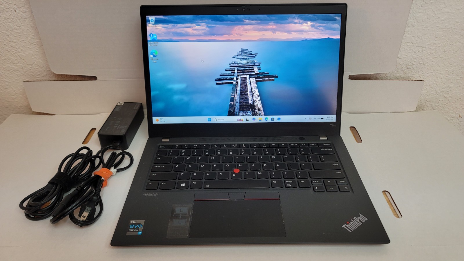 LENOVO ThinkPad T14s 11th Gen i7-1185G7 W11Pro 16GB 256GB SSD TouchScreen!