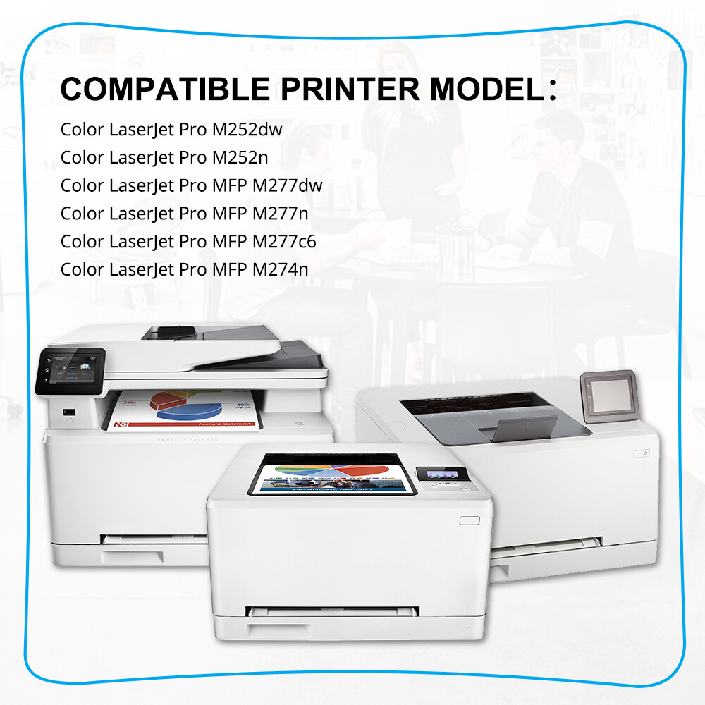 CF400X Toner Compatible With HP 201X LaserJet Pro M252dw MFP M277dw M277n Lot