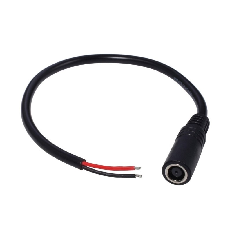 Efficient DC7.4×5.0mm Female to 2Pin Power Cord Extension Cable 11.81in