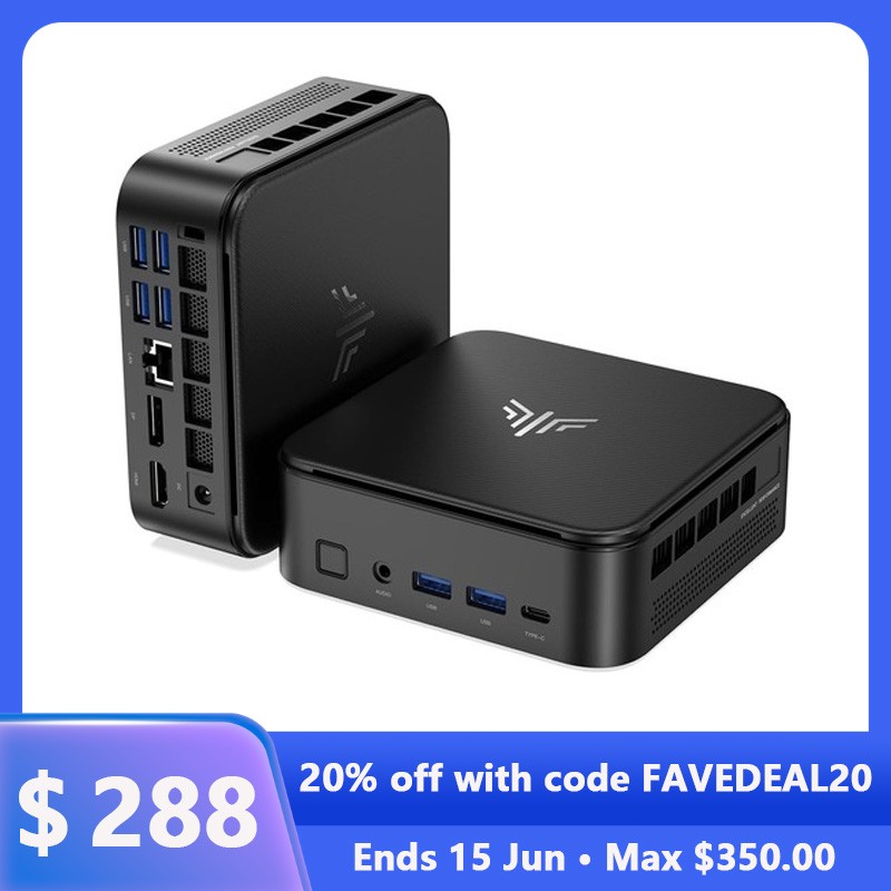 KAMRUI E3B MINI PC, AMD R5 7430U (Beat 5500U, up to 4.3GHz), 16GB DDR4 512GB SSD
