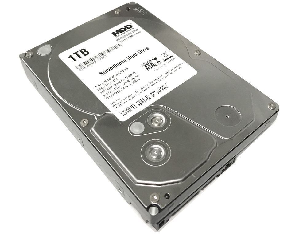 MDD 1TB 7200RPM SATA 3.5″ Surveillance Hard Drive -CCTV DVR, Security System