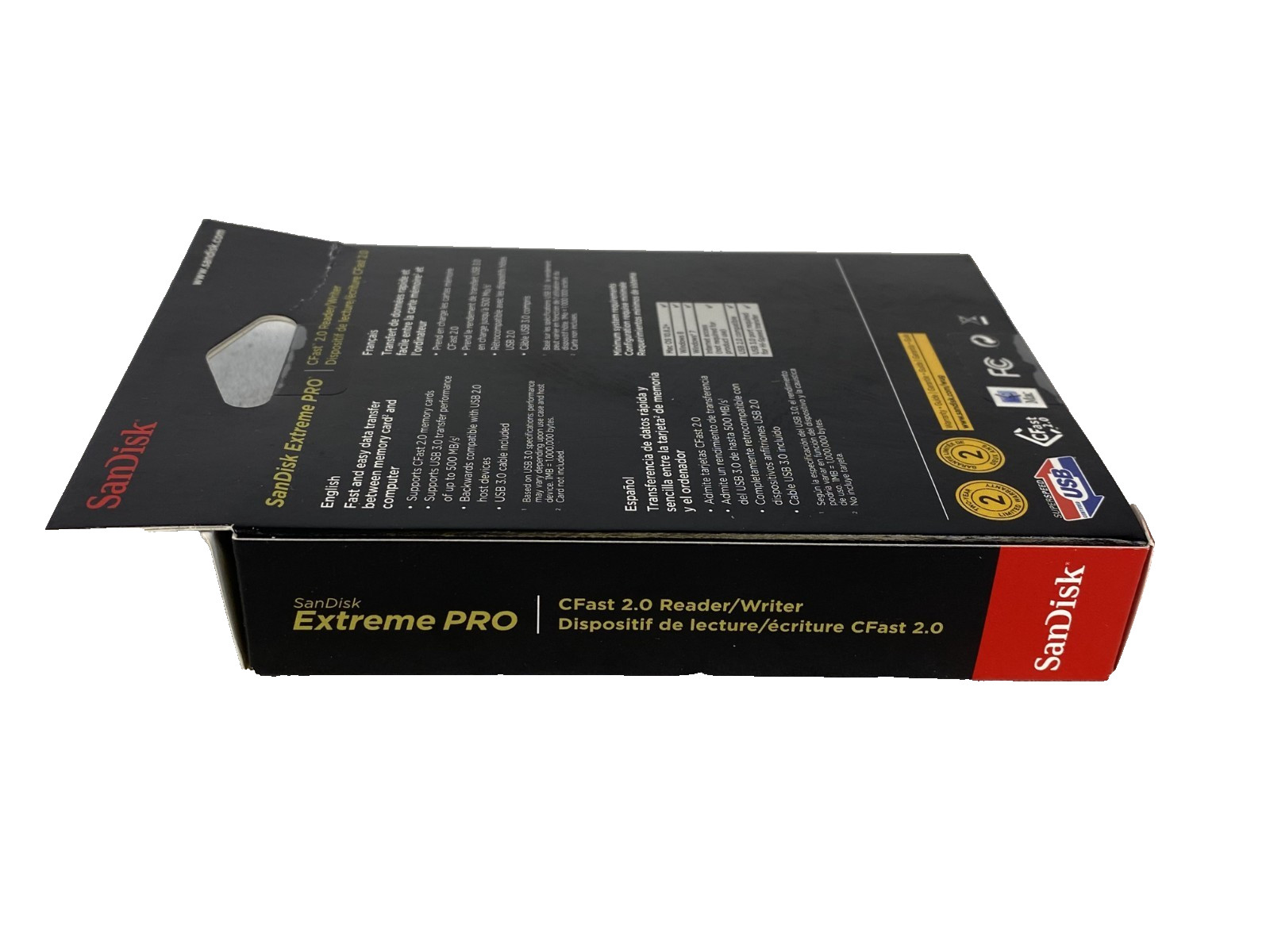 SanDisk Extreme PRO CFast 2.0 Reader Writer USB 3.0 SDDR-299-A46 (New Sealed)