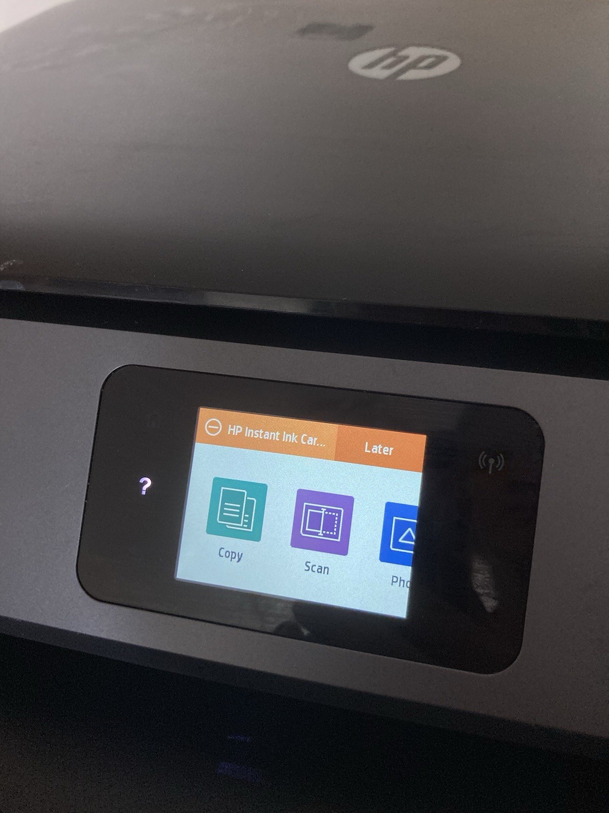 HP Envy Photo 7155 Color All-in-One Thermal Inkjet Printer Tested NO INK