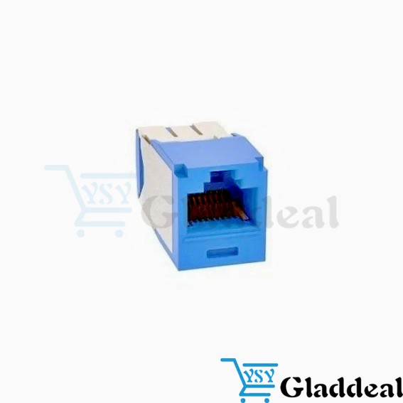 New CJ6X88TGBU (BOX OF 50) For Panduit Cat6a 10 Gig Mini-Com Jack Blue