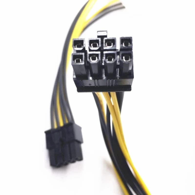 4 Pack 8-Pin PciE to Molex Dual 4-Pin Graphic Video Card Power Cord Y Splitter