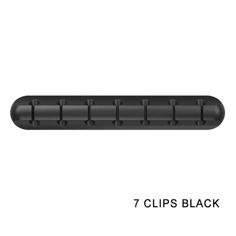 Cable Holder Clips Cable Management Cord Organizer Silicone USB Charging Cable