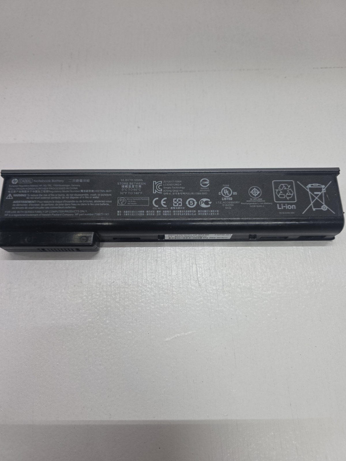HP CA06 CA06XL 55wh Li-Ion AC & DC Battery for Note Book Model HSTNN-YB3N