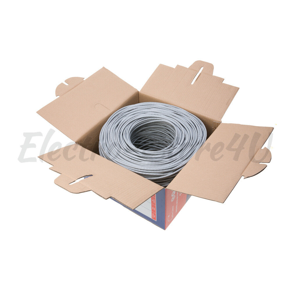 PREMIUM CAT5e 500ft 1000ft UTP Bulk Ethernet Cable Solid Network Wire RJ45 24AWG