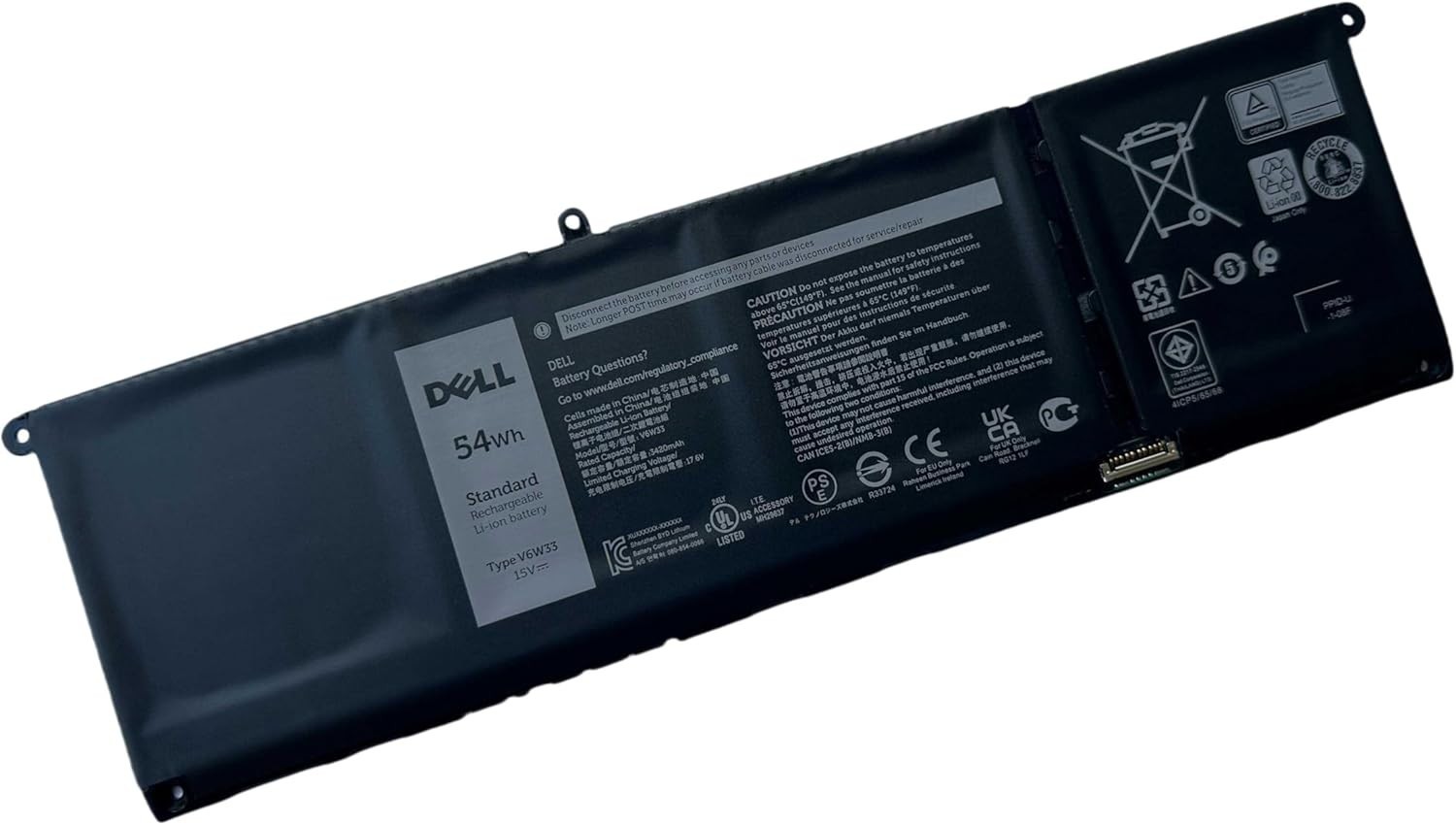 Lot OEM V6W33 Battery For Dell Inspiron 3510 5510 Latitude 3320 3330 Vostro 3515