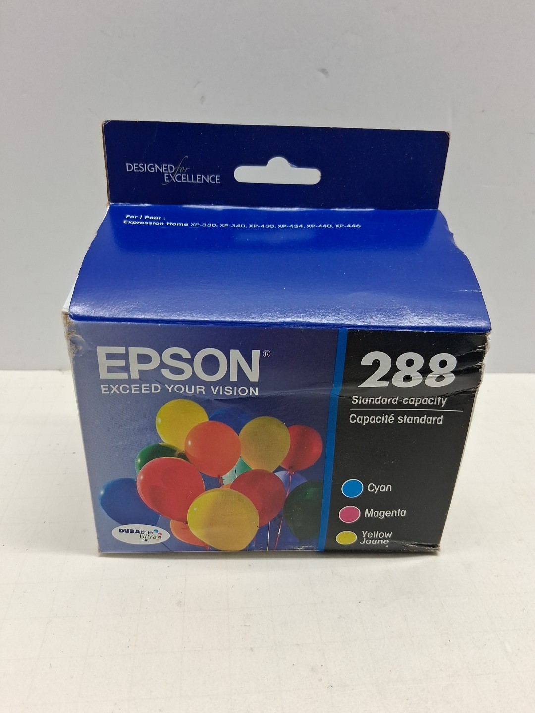 Epson Genuine 288 Ink Cartridges Cyan Magenta Yellow T288520 Exp 05/2025