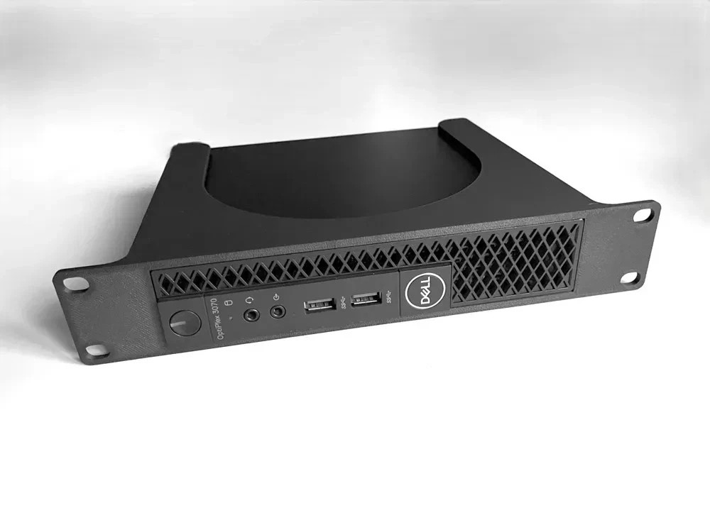 10″ Inch Rack Mount for Dell OptiPlex Micro Series (3000, 5000, 7000, and more)