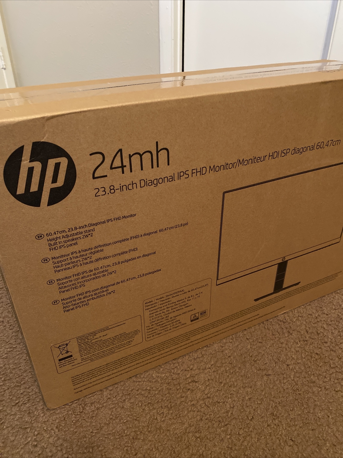 HP 24mh 23.8″ FHD IPS LED Monitor