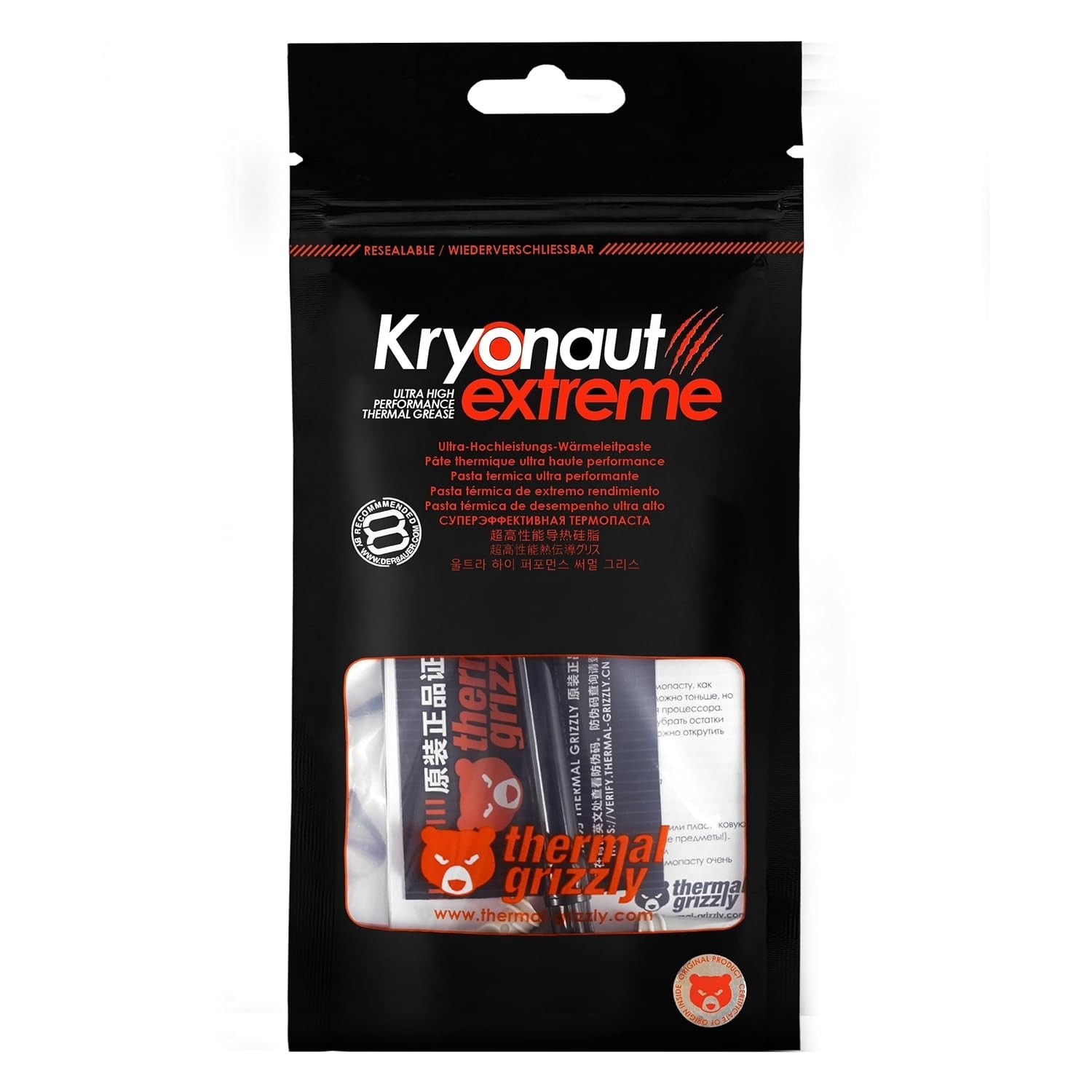 Thermal Grizzly Kryonaut Extreme The High Performance Thermal Paste 2g