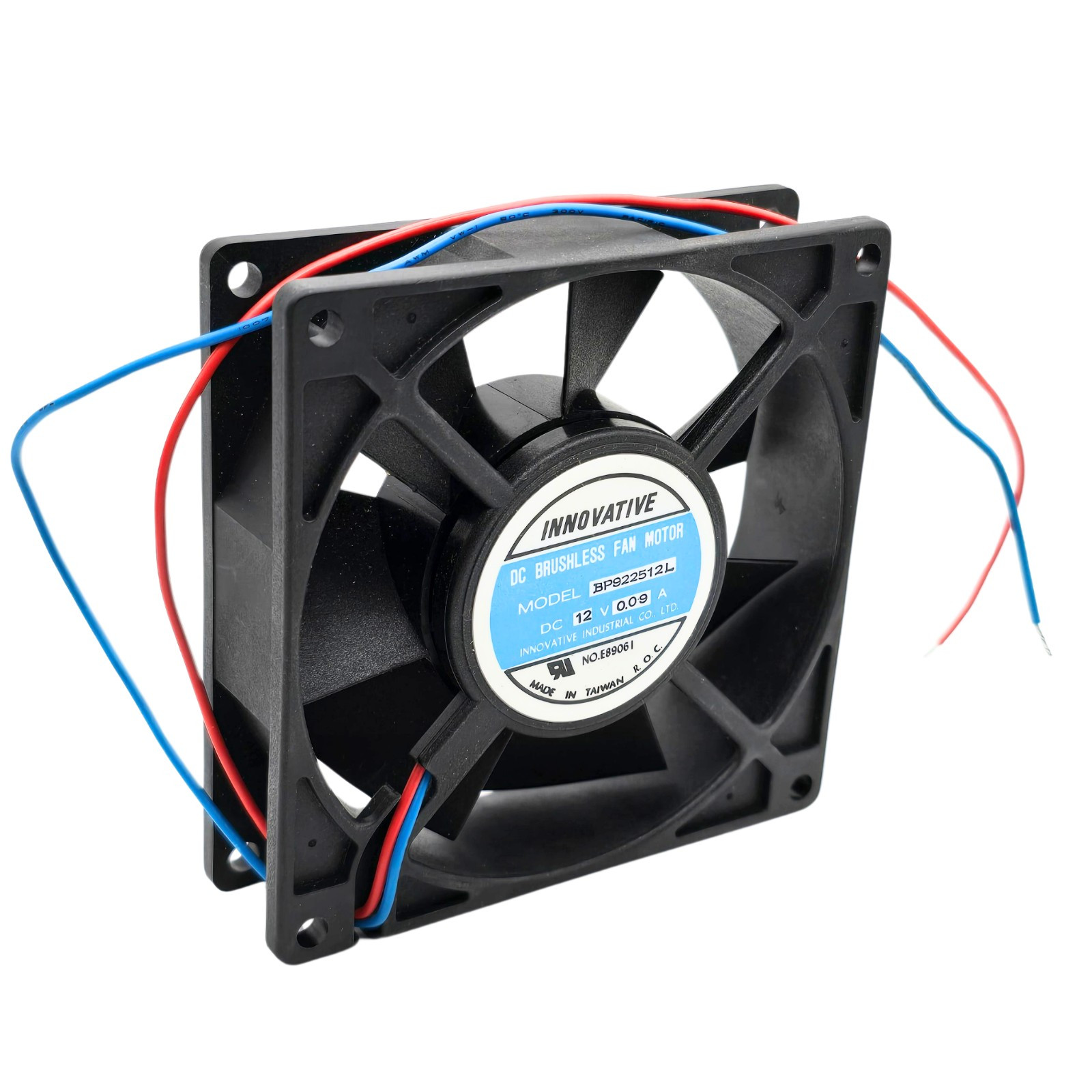 12V DC Brushless Cooling Fan Motor – 92mm x 25mm, Quiet & Efficient