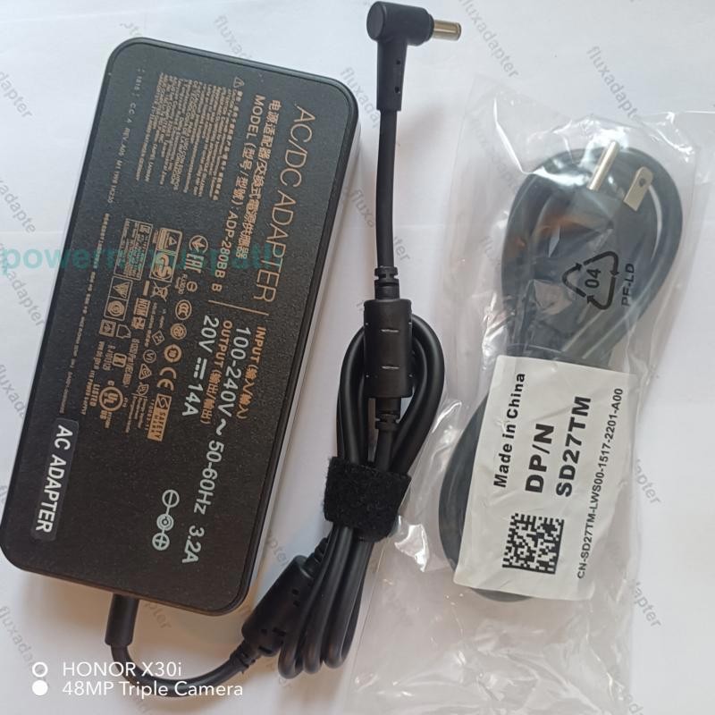 ASUS 280W 20V 14A Adapter Charger ASUS ROG Strix G17 G713PU/V/I G18 G814JI/V/U