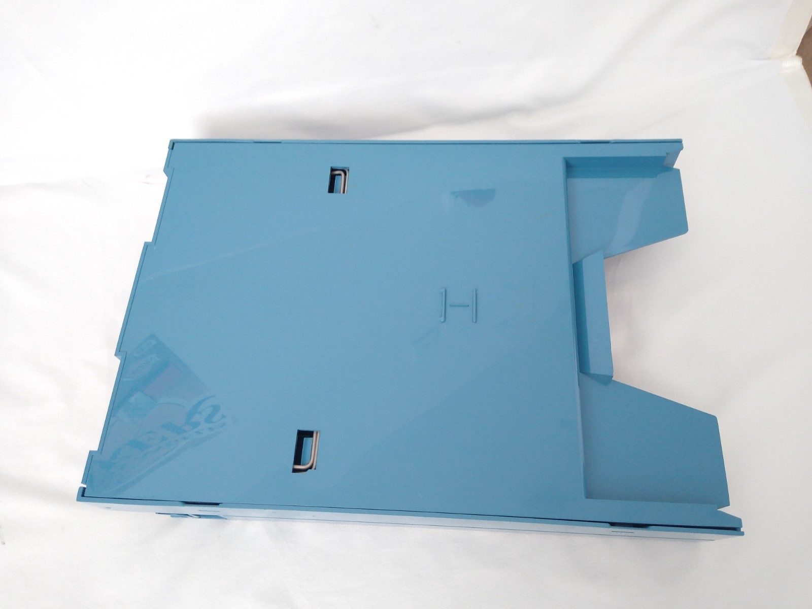 Vintage IBM Wheelprinter 5216 Input Output Paper Tray Feed Blue Replacement Part
