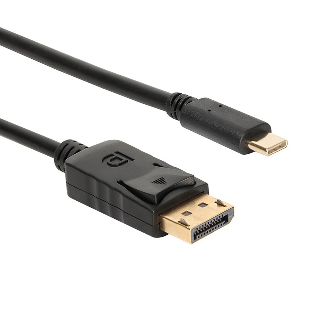 1.8m/6ft 4K 60Hz USB C Type to DisplayPort Adapter PC/TV DP Connecter Cable P&P