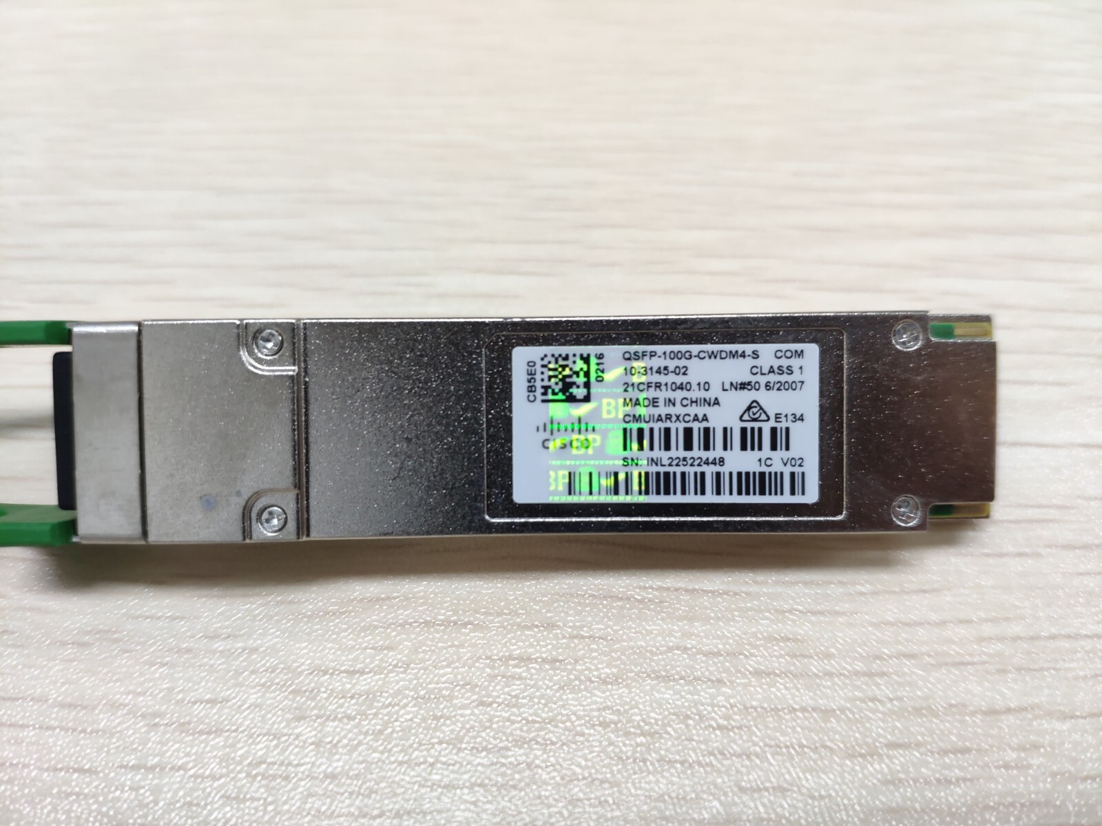 10PCS CISCO QSFP-100G-CWDM4-S 100GBASE CWDM4 QSFP Transceiver10-3145-02 Hologram