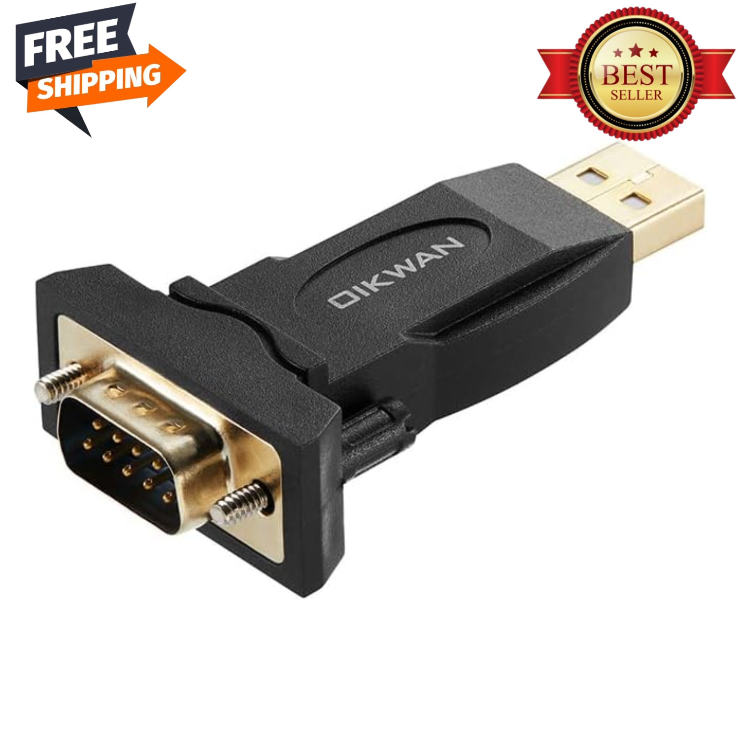 USB to RS232 Adapter with FTDI Chipset USB to RS232 Male DB9 Serial