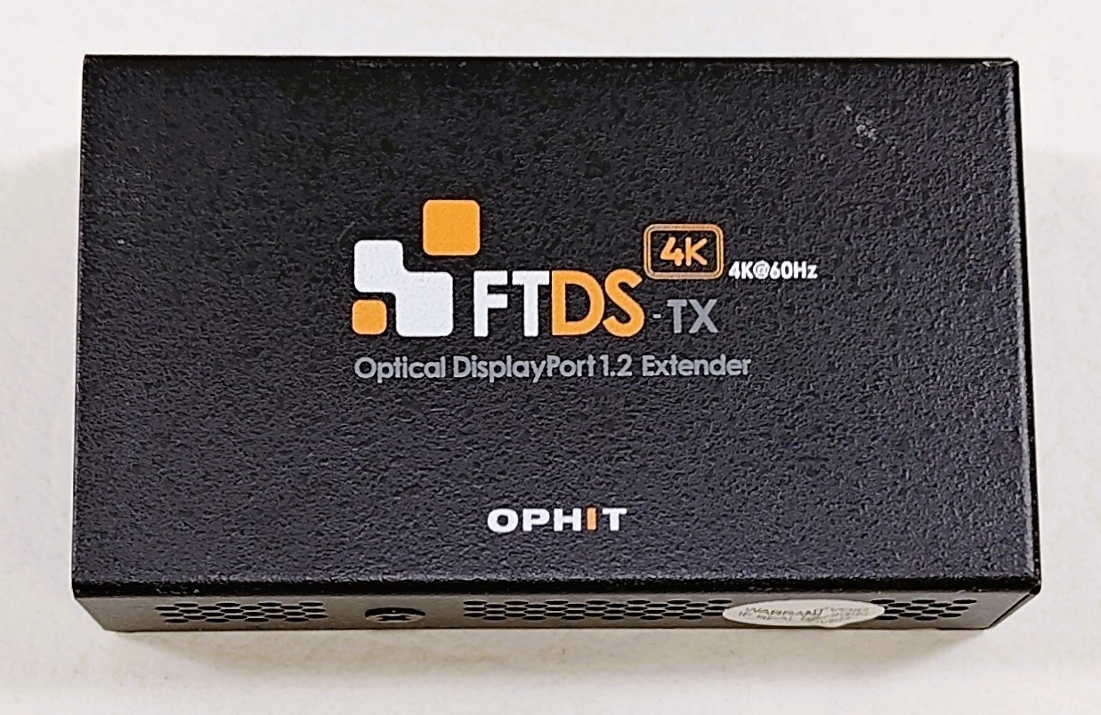 Ophit FTDS-TX DisplayPort 1.2 Fiber Optic Extender Transmitter Only w/ Power