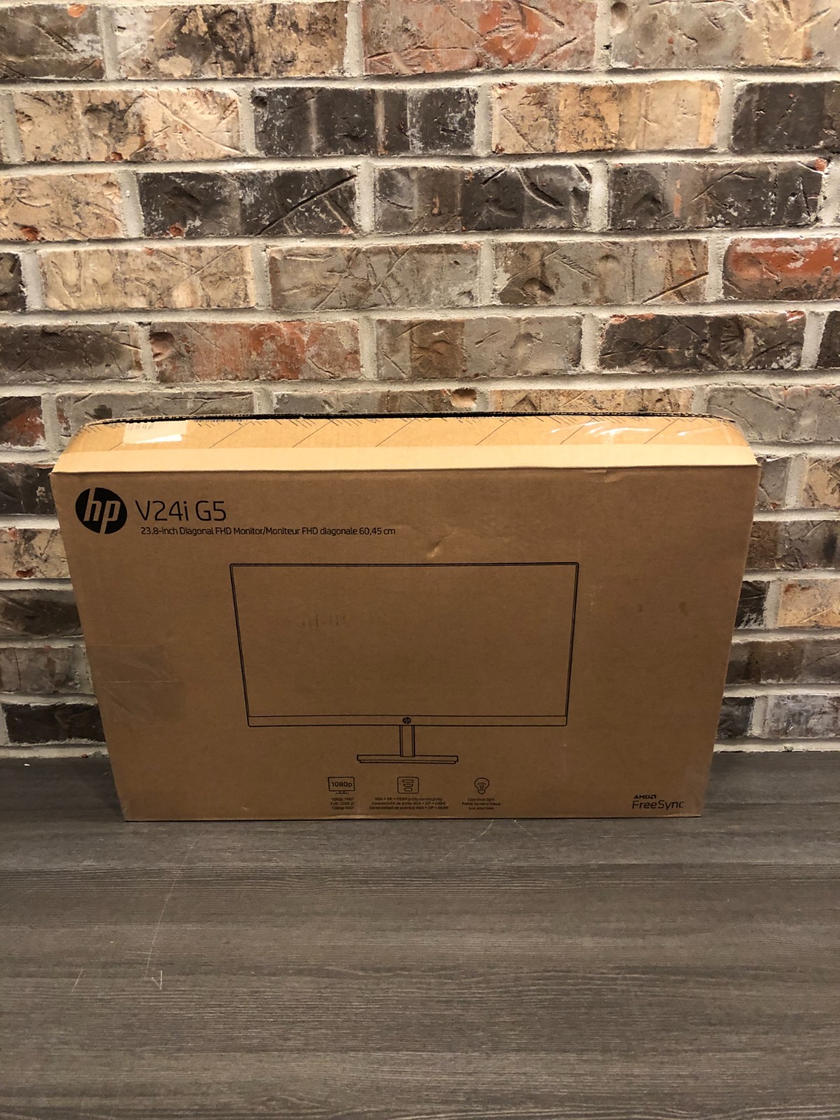 HP V24i G5 24″ FHD 1920×1080 IPS Monitor 5ms 75 Hz HDMI VGA Display Port