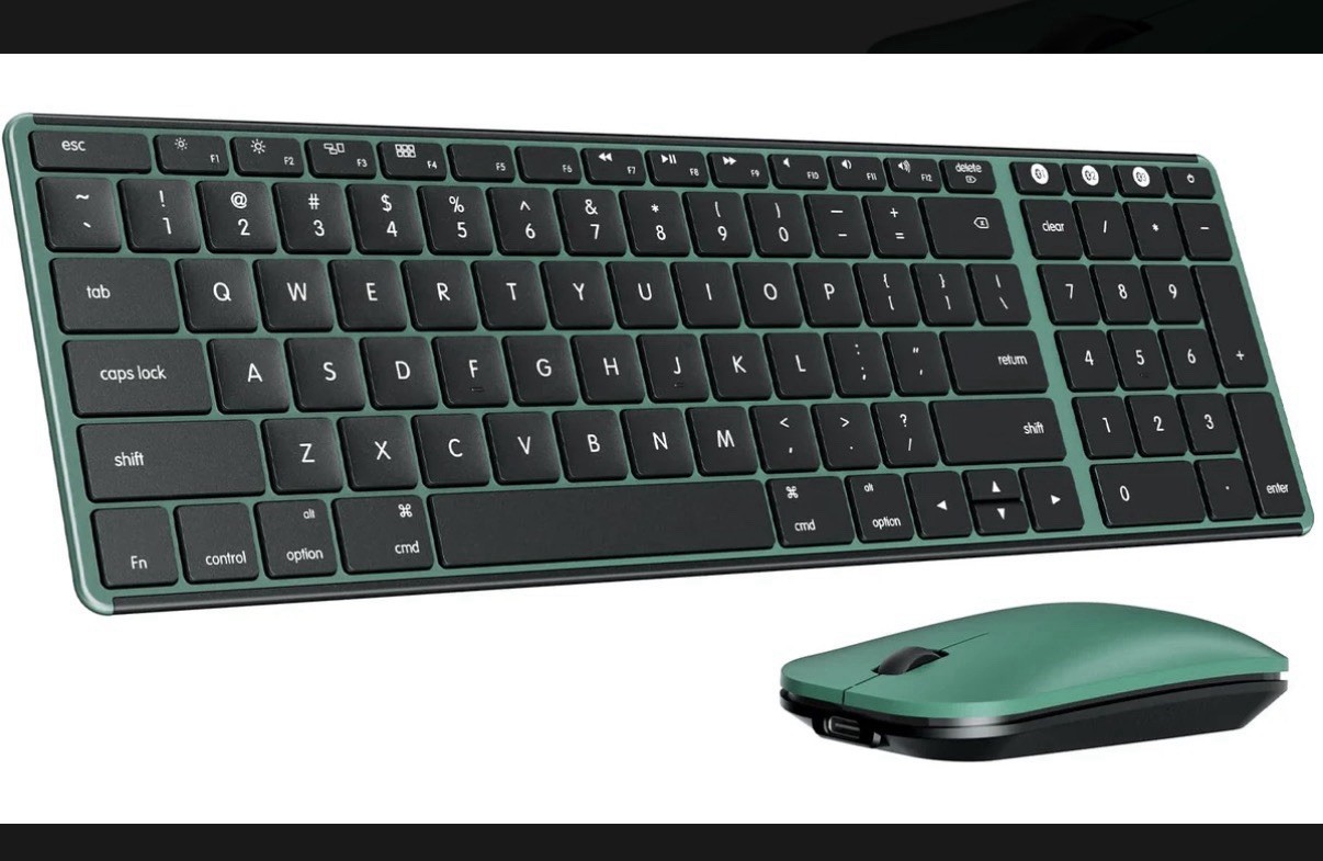 Seenda Wireless Bluetooth Keyboard and Mouse Combo Multi-Device Rechargeable
